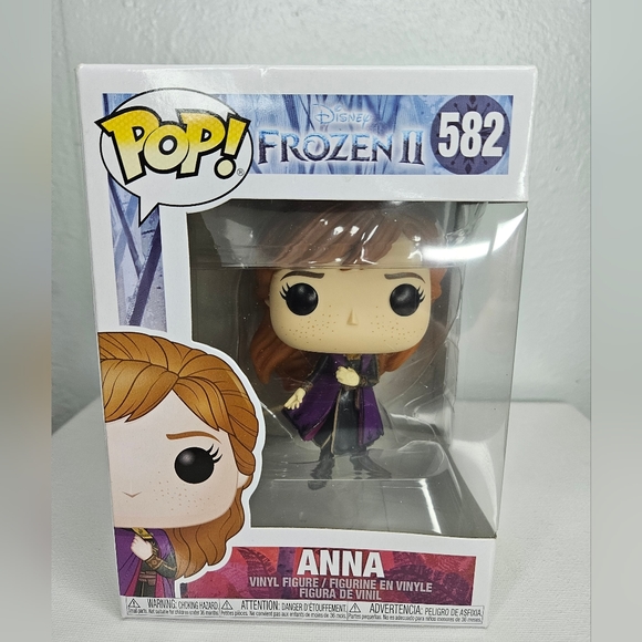 POP! Disney Frozen II Elsa #581 and Anna #582 New In Box. - Picture 4 of 5